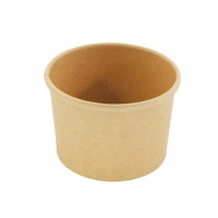 Pot carton kraft brun chaud et froid   H583mm 230ml