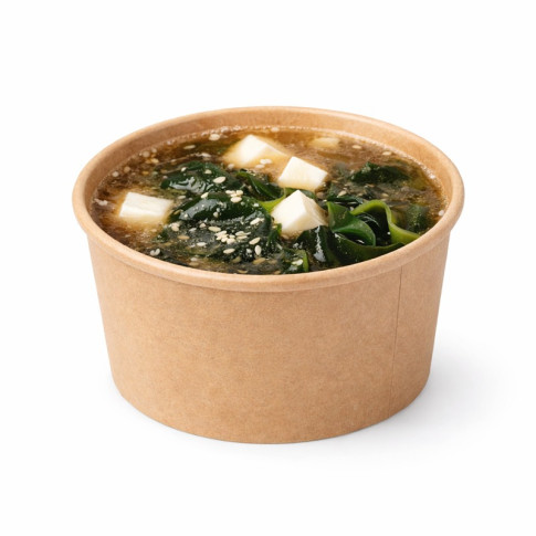 Pot carton kraft brun chaud et froid   H583mm 230ml