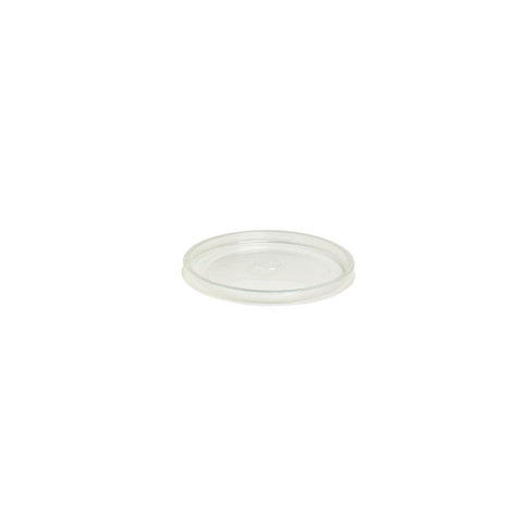 Couvercle rentrant transparent en plastique PP  H10mm
