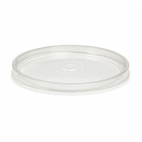 Couvercle rentrant transparent en plastique PP  H10mm