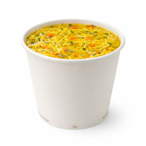 Pot à soupe carton blanc  H115mm 700ml
