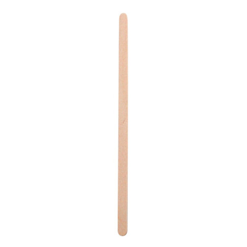 Spatule à café en bois à bouts arrondis  6 H176mm