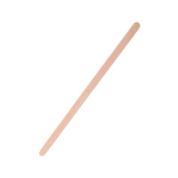 Spatule à café bois à bouts arrondis en boite distributrice  6 H176mm