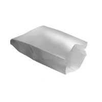 Sac papier laminé blanc pour part de pizza  170x60mm H280mm