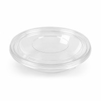 Saladier PET rond transparent avec couvercle   H50mm 750ml