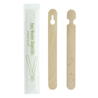 Baguette bois pour débutant emballée par paire   H150mm