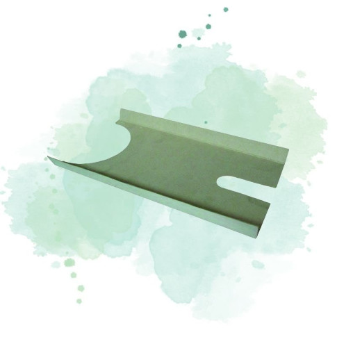 Part de pizza carton blanc  205x135mm