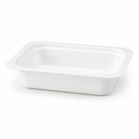 Barquette scellable pulpe laminée PLA 137x95mm H33mm 250ml