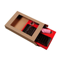 Insert carton noir pour boîtes sushi 410x270mm H25mm
