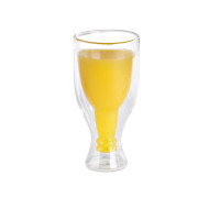Mini verre borosilicate double paroi "Bibou"  H100mm 60ml