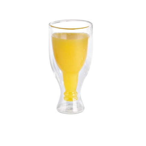 Mini verre borosilicate double paroi "Bibou"  H100mm 60ml