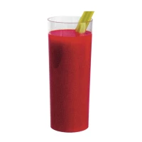 Verre longdrink plastique PP translucide réutilisable  H152mm 300ml