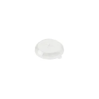 Couvercle dôme transparent en plastique PET avec trou croisillon  H15mm