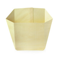 Pochette frite bois  128x40mm H130mm