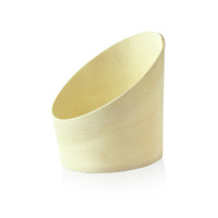 Tube bois coupe oblique   H70mm 70ml