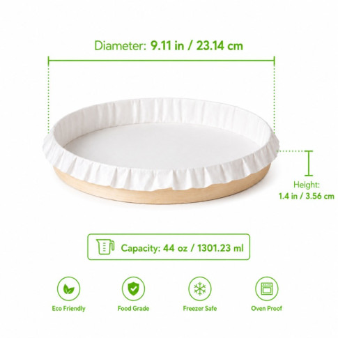 Bake-a-ring - Anneau de cuisson avec papier cuisson intégré  H35mm 1 330ml