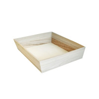 Plateau repas bois NOA 265x265mm H70mm