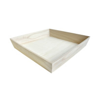 Plateau repas bois NOA 375x375mm H74mm