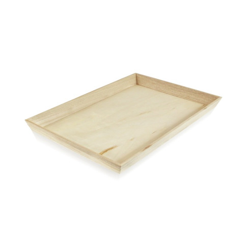 Plateau repas bois NOA  390x290mm H40mm