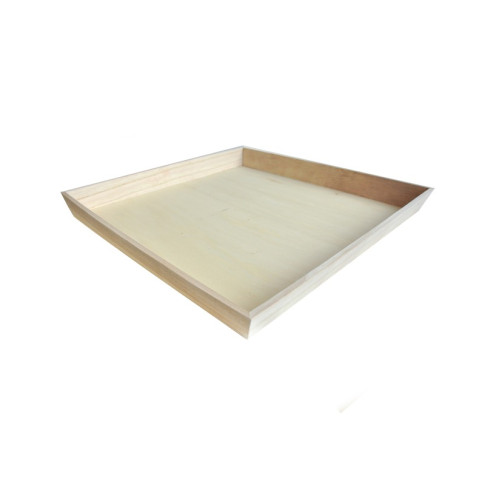 Plateau repas bois NOA 390x390mm H40mm