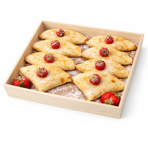 Plateau repas bois NOA 390x390mm H66mm