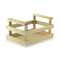 Mini cagette bois  170x120mm H90mm
