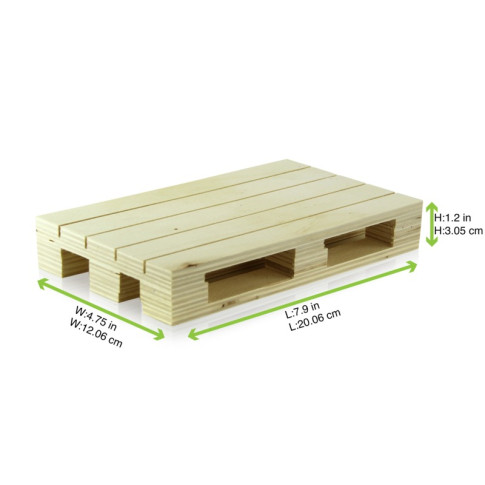 Mini palette bois  200x120mm H30mm