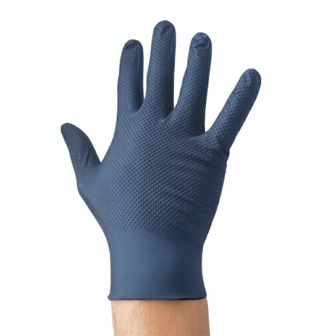 Gant nitrile Ambidextre noir 4.2g contre les produits chimiques dangereux  et les micro-organismes A 240x105mm