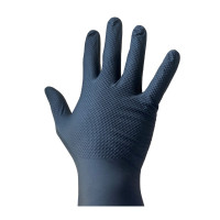 Gant nitrile Ambidextre noir 3.7g contre les produits chimiques dangereux  et les micro-organismes A 240x95mm