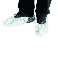 Surchaussure non tissé blanche semelle antidérapante  100x30mm H30mm