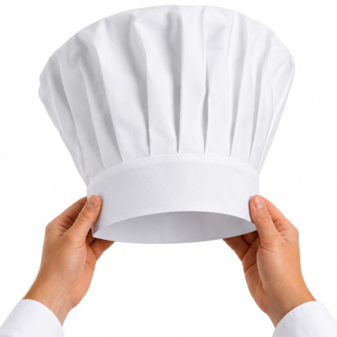 Toque ronde papier blanc  285 H230mm