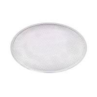 Grille à pizza ronde aluminium à fond ajouré  H4mm