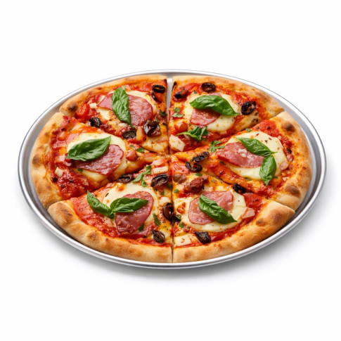 Plateau pour pizza en aluminium  H8mm