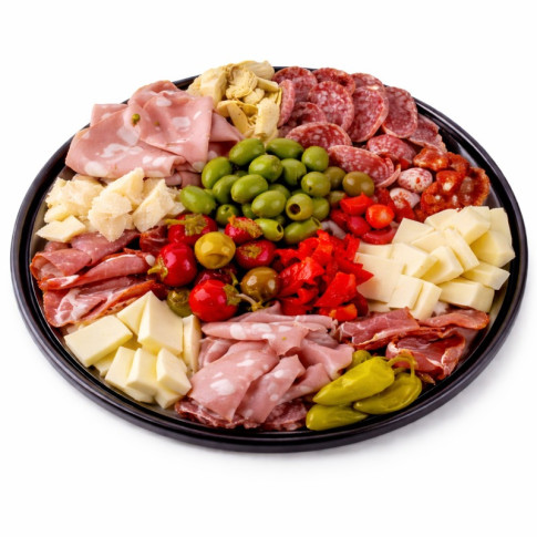 plateau/assiette noir pour pizza en aluminium anodisé  H8mm
