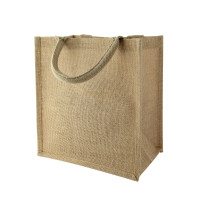 Sac cabas en jute brun 170x260mm H280mm