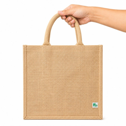 Sac cabas en jute brun 170x260mm H280mm
