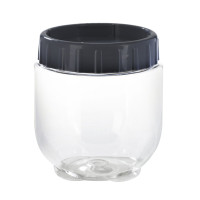 Bocal Bokolock en plastique PET réutilisable avec couvercle clipsable, empilable  H110mm 750ml