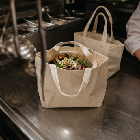 Sac Lunch en coton 250x100mm H250mm