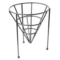 Cône métal noir empilable   H152mm