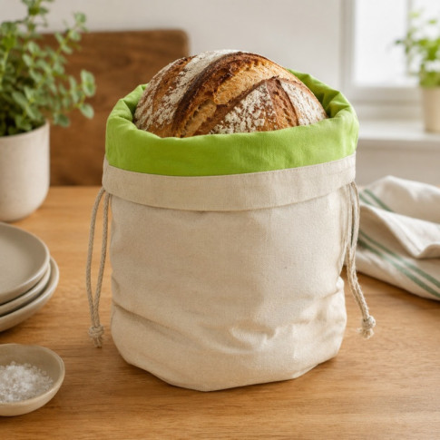 Panier à pain en coton   H140mm