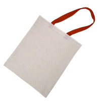 Tote bag à anses rouges  10x350mm H420mm