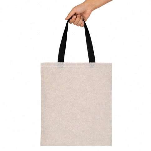 Tote bag à anses noires  10x380mm H450mm