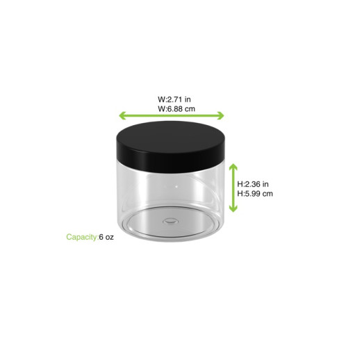 Bocal Bokotwist en plastique PET réutilisable  H60mm 180ml