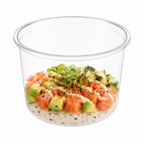 Pot Deli en PP injecté  H75mm 600ml