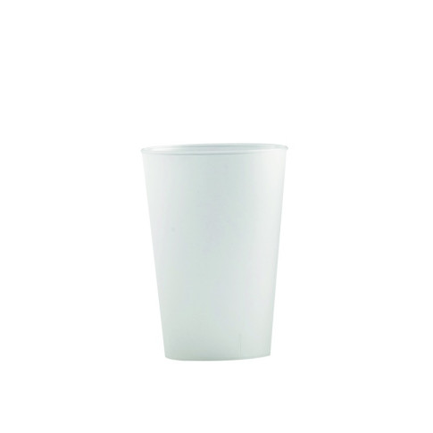Gobelet plastique PP réemployable "Festival"   H118mm 430ml