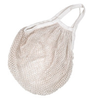 Filet de courses en coton naturel avec anses 10x400mm H400mm