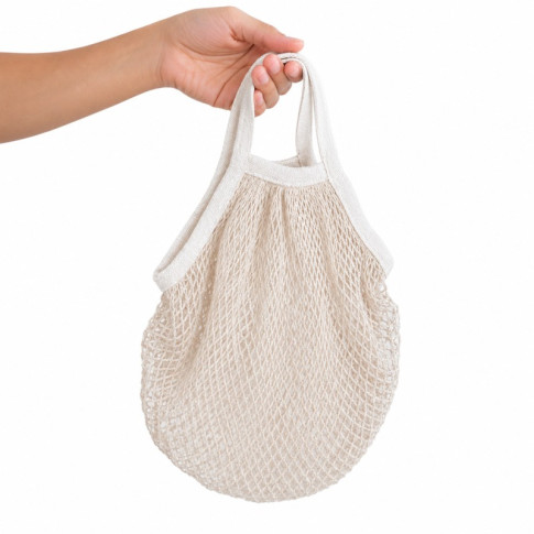 Filet de courses en coton naturel avec anses 10x400mm H400mm