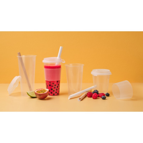 Couvercle PP pour gobelet Bubble tea  H15mm