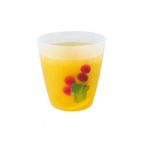 Verre Cupoly en platique PP, empilable  H75mm 256ml