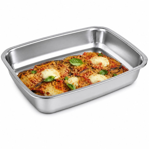 Barquettes inox scellables GN 1/2 325x265mm H52mm